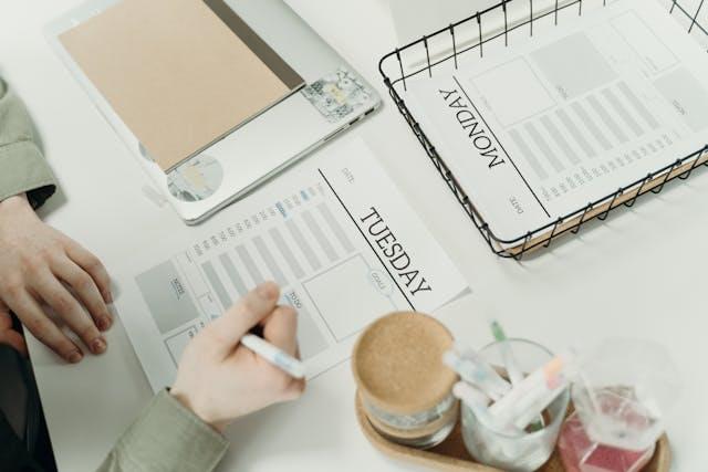 Планирование задач в ежедневнике